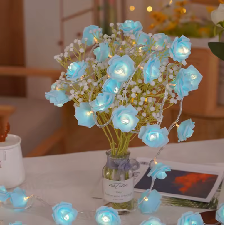 Strung Out Rose Vine Lights