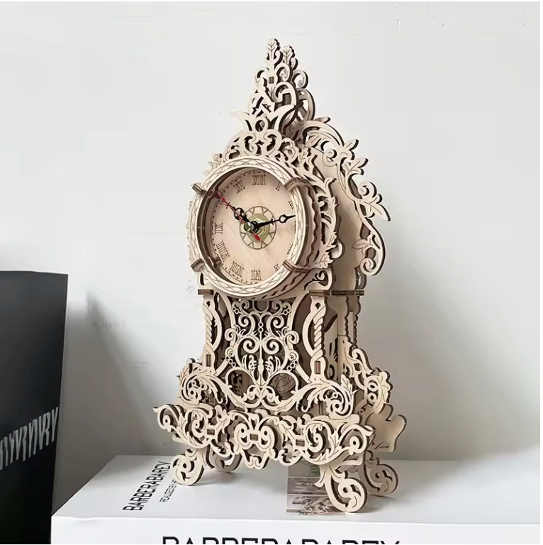 DIY A Timeless Wooden Puzzle Clock