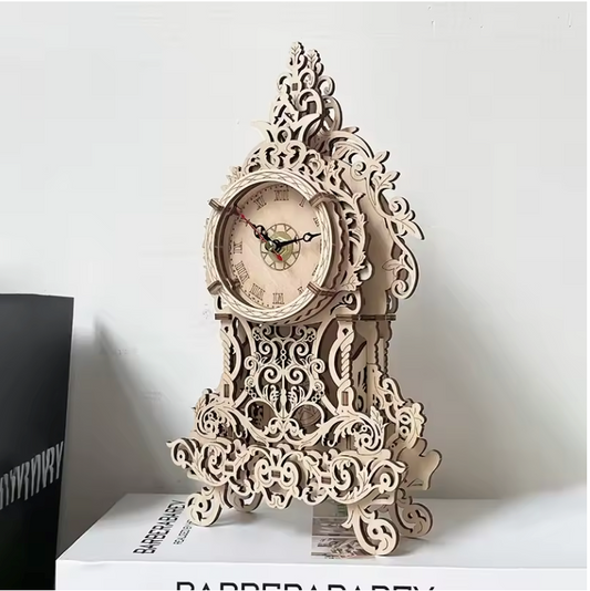 DIY A Timeless Wooden Puzzle Clock