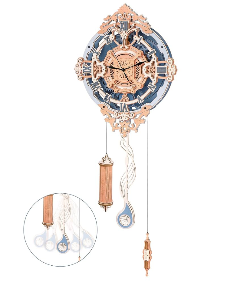 DIY Whispering Wall Wooden Puzzle Clock