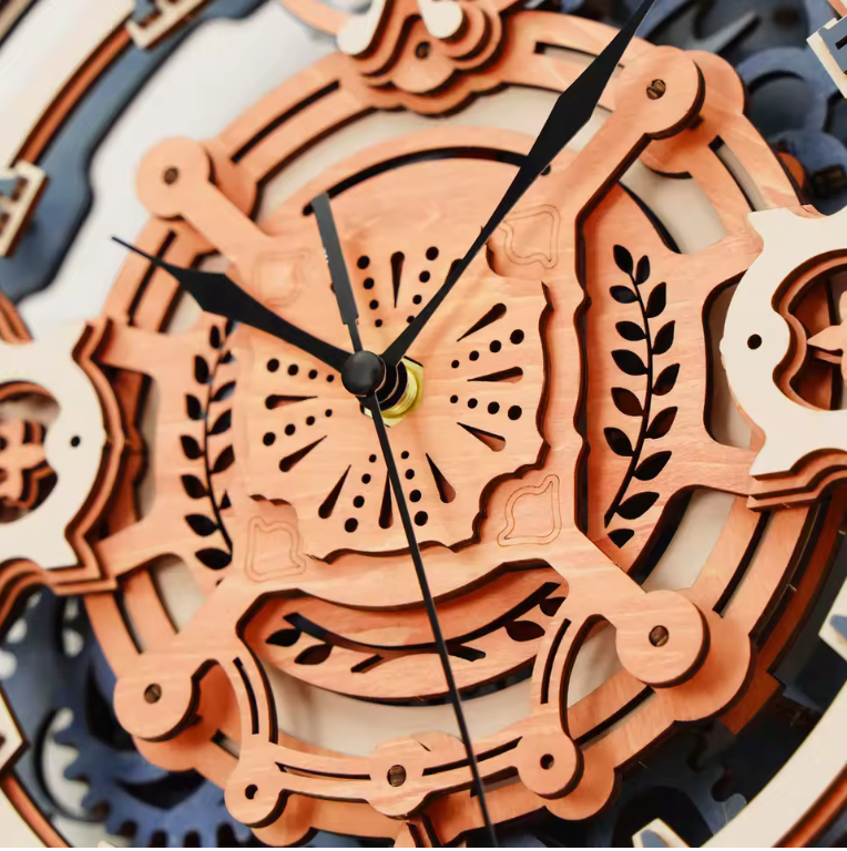 DIY Whispering Wall Wooden Puzzle Clock