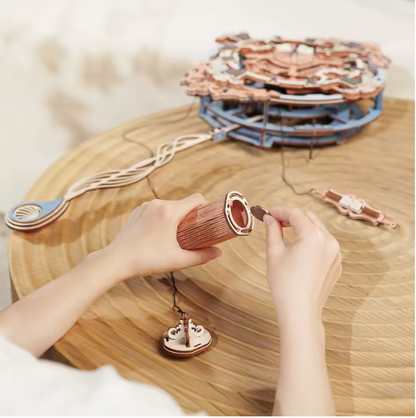 DIY Whispering Wall Wooden Puzzle Clock