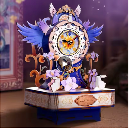 DIY Wonder Land Wooden Puzzle Clock