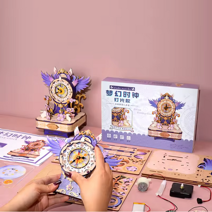 DIY Wonder Land Wooden Puzzle Clock