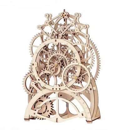 DIY Geared Out Wooden Puzzle Clock