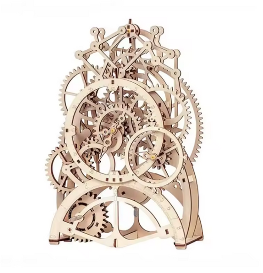 DIY Geared Out Wooden Puzzle Clock