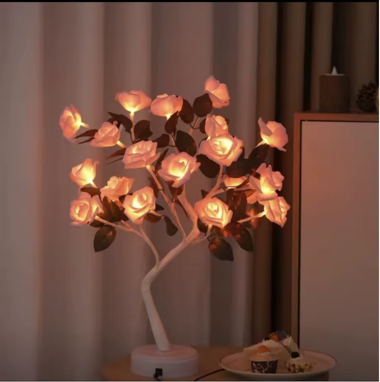 Rose Tree with Leaves