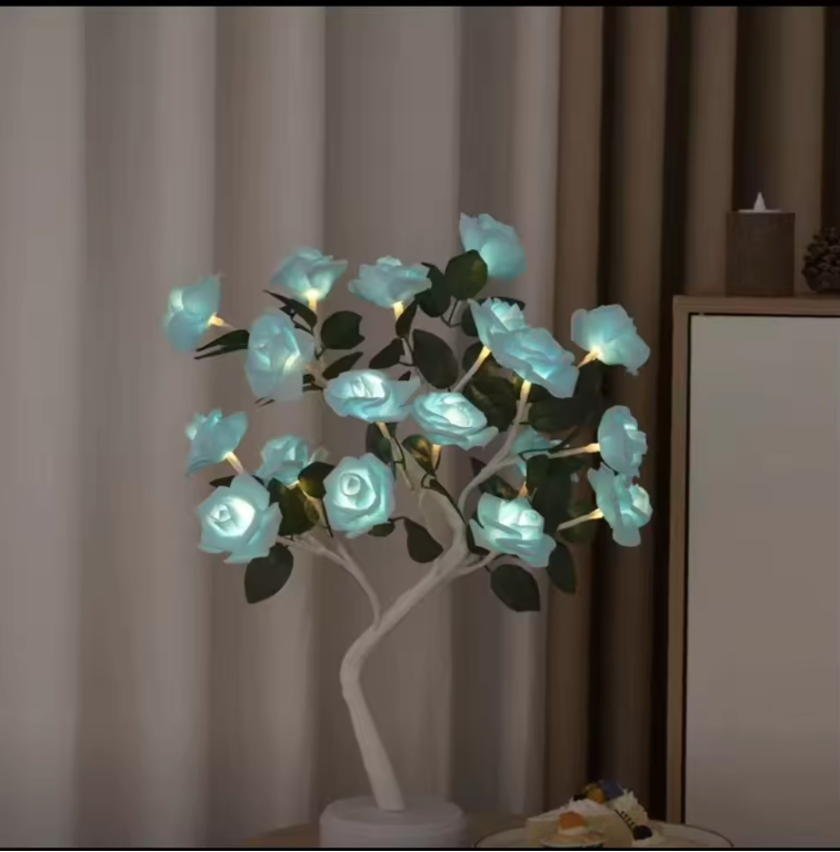 Rose Tree with Leaves