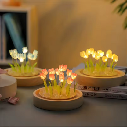 Tulips in a Bubble Night Light
