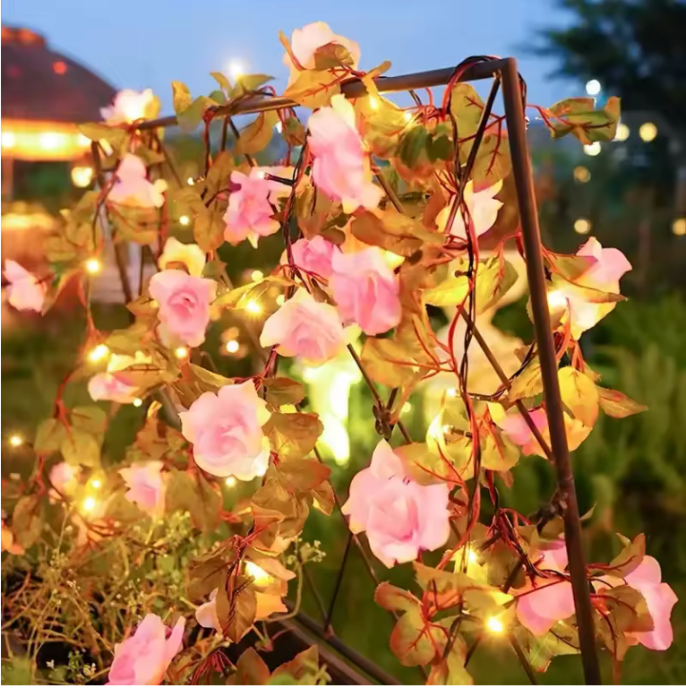 Rose Vine with Leaves