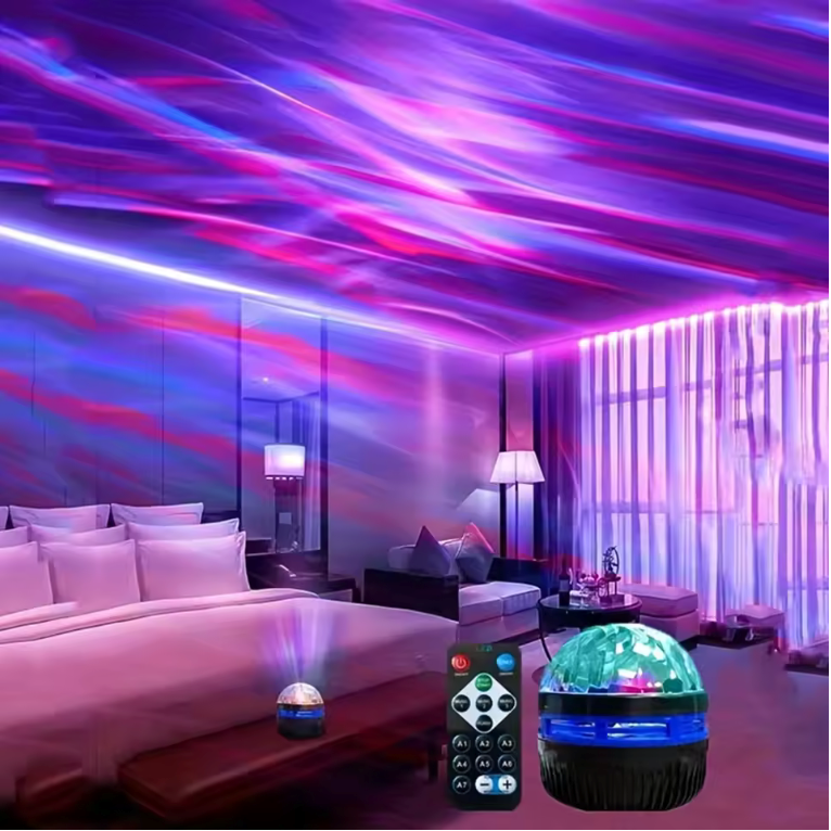 Water me Down Galaxy Aurora Projector