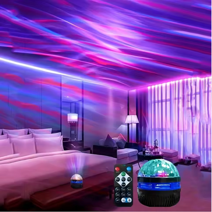 Water me Down Galaxy Aurora Projector