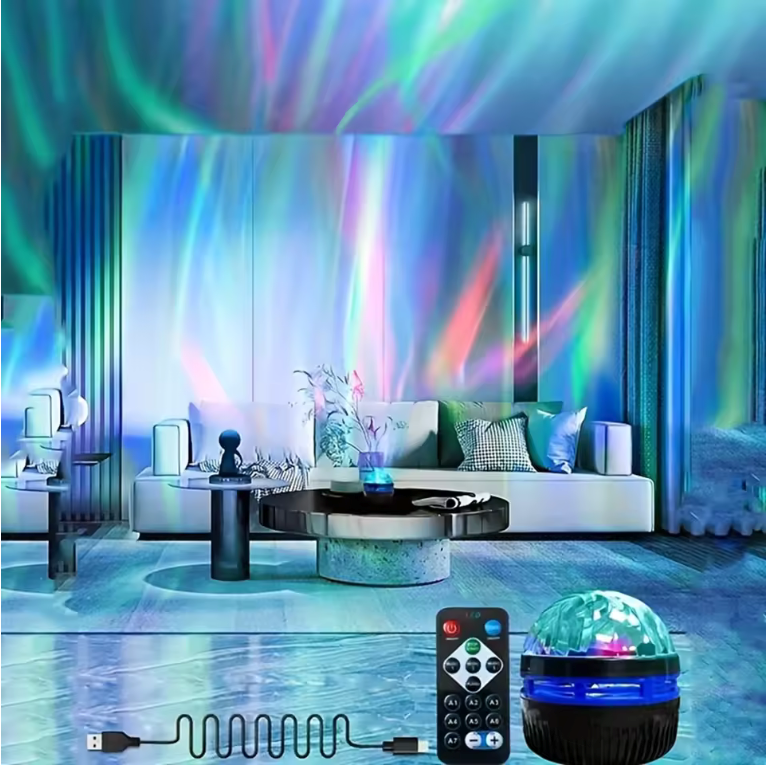 Water me Down Galaxy Aurora Projector