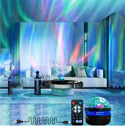 Water me Down Galaxy Aurora Projector
