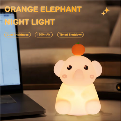 Cuttie Wootie Elephant with Orange